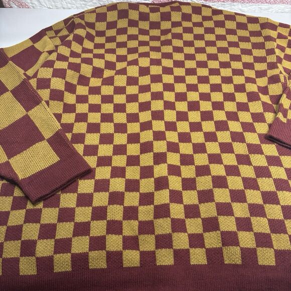 Harry Potter Gryffindor Cardigan Sweater Wizarding World Check Women's 3X - Picture 6 of 16